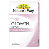 Nature's Way Hair Growth Support + Biotin & Silicon 30 Tablets